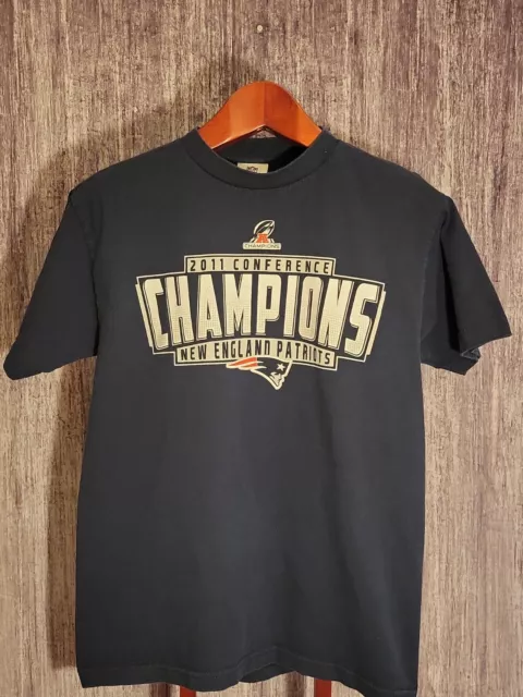 New England Patriots Shirt Men's Size Medium 2011 NFL Conference Champions Shirt