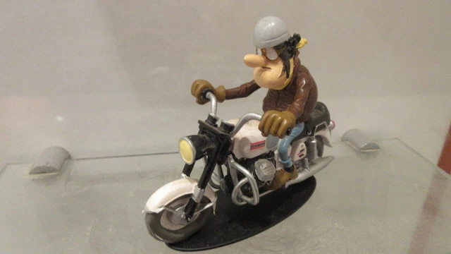 Figurine Moto Guzzi 850 V7 Special 1971 Joe Bar Team - Solido 1/18 - Rare Collection