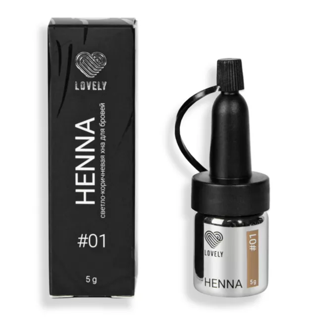 Henna Lovely Augenbrauenfarbe Wimpernfarbe Brow Farbe 4 Farben 5g 2