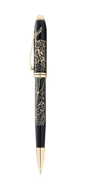 Stylo Bille CROSS Townsend En Argent Massif 925 - Motif Strié, Neuf De Stock, Sans Emballage