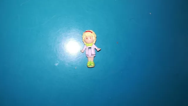 Figurine Polly pocket Pencil case 1990 doll personnage Bluebird