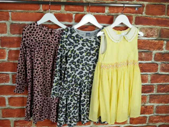 Girls Bundle Age 5-6 Years Next H&M Dress Set Summer Leopard Print Casual 116Cm