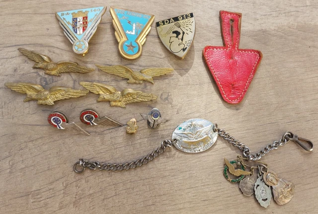 11 insignes broches médailles ski année 50 / 60 - Collection