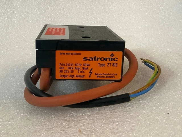 HONEYWELL ELECTRONIC IGNITION Transformer Zt 812 (New) £368.79 ...