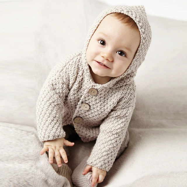 KATIA Strickset Baby Rap Jacket | DIY Set | mit viel Zubehör | versch. Farben