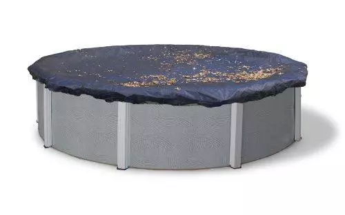Blue Wave BWC500 12-ft Round Leaf Net Above Ground Pool Cover,Black