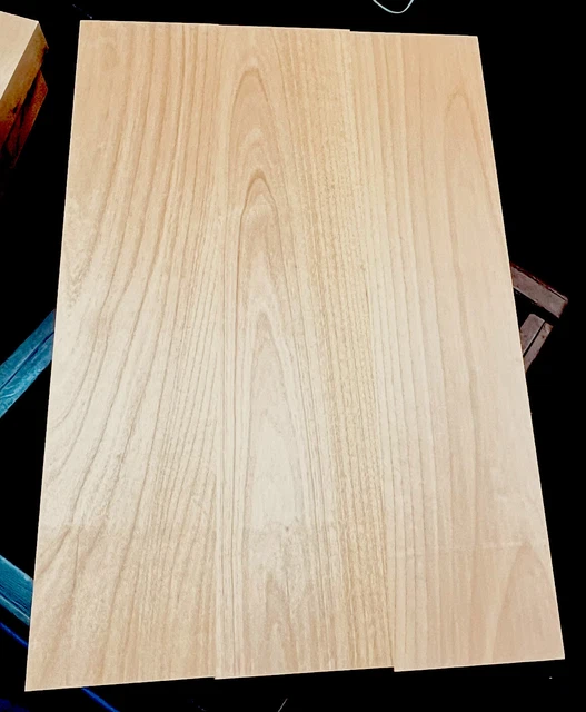 Super Clean Alder guitar KD 22”x 15”x1.85” Glued &sanded LP jazz prec bass