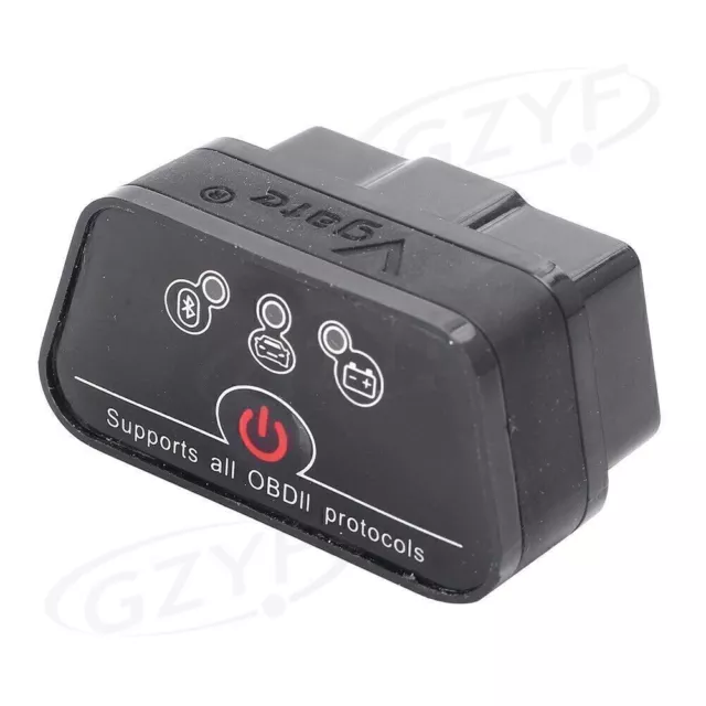 12V Auto Detection ODB2 OBDII Scanner Code Reader ELM327 Fit Android co