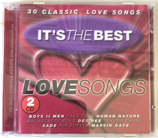 V/A "It's The Best Love Album" Rare 1999 30Trk 2CD *REO Speedwagon *Mr. Mister