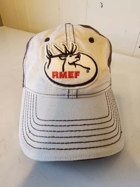 Rocky Mountain Elk Foundation RMEF Sponsor Hunting Cap Green Hat Strapback