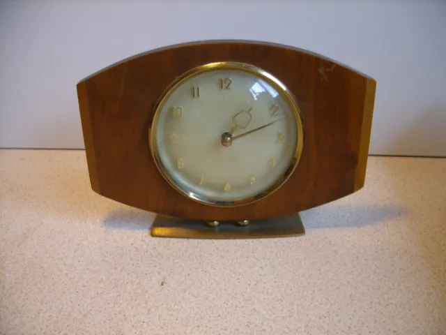 Vintage Wooden Westclox  Mantle Clock