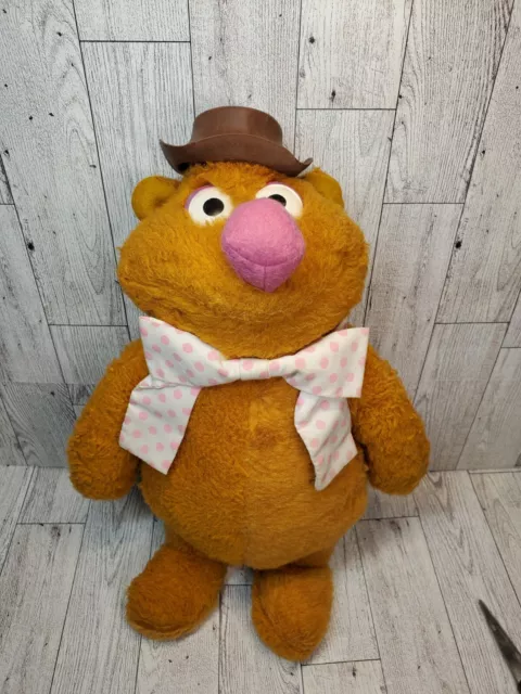 Fisher Price Fozzie Bear Muppets 13" Plush with hat