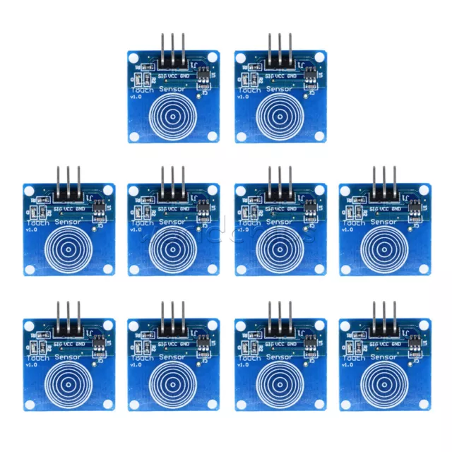 10x TTP223B Digital Capacitive Touch Sensor Switch Module V1.0 For Arduino Board