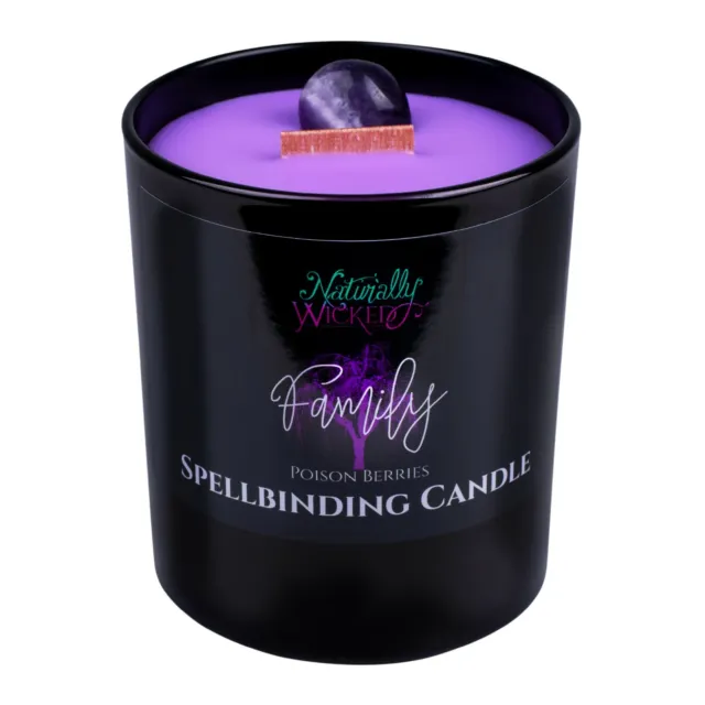 Naturally Wicked® Spellbinding Family Candle | Crystal Spell Candle Inc Gift Box