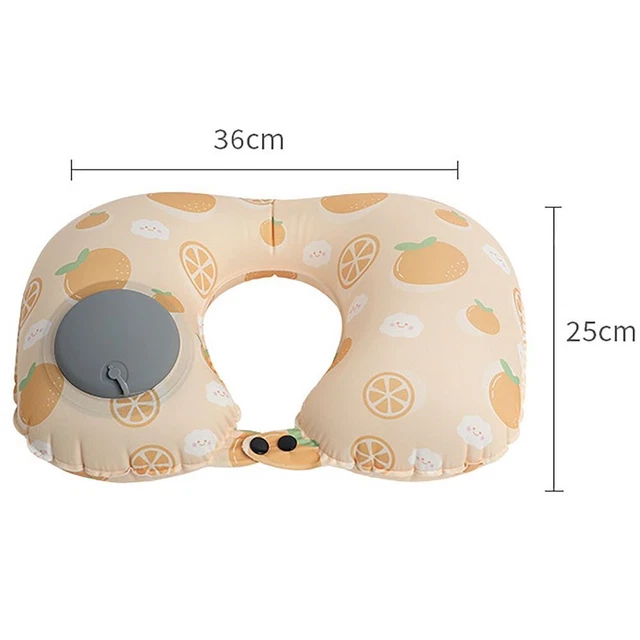 Cartoon Printed U-shaped Pillow Ice Silk Cervical Vertebr Pillow  Outdoor 2