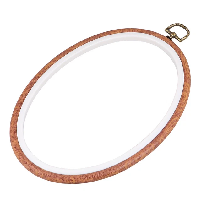 4 Pcs Petit Cercle À Broder Cercle En Bois Imité Antidérapant