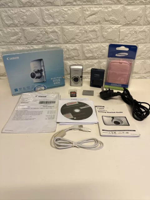 Canon Digital IXUS 970 IS 10.0 MP Digital Camera - Silver