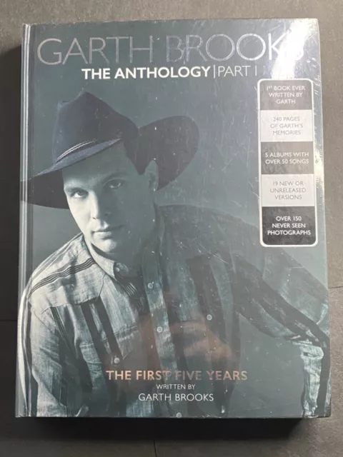 Garth Brooks The Anthology Part 1: The First Five Years Hardcover Book & 5 CDs