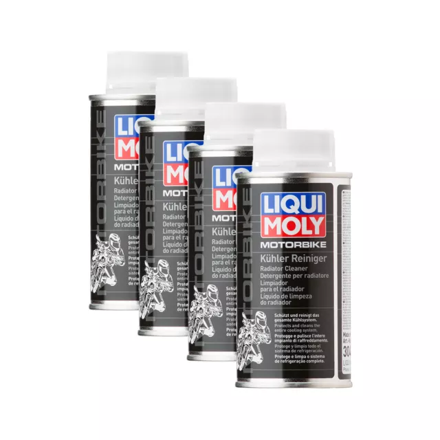 4x LIQUI MOLY 3042 Motorbike Kühler-Reiniger 150 ml