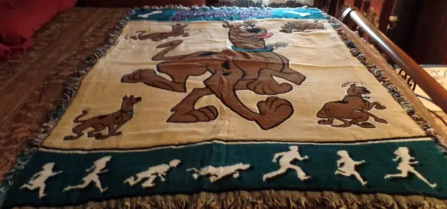 Vintage Scooby Doo Blanket The Northwest Company Tapestry Throw