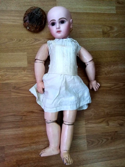 Poupée Ancienne Jumeau Bébé Bouche Fermée à Restaurer - Pièce Rare