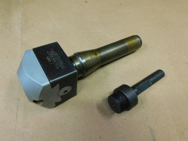 Criterion Model #2 1/2" Capacity Boring Head 2x2 Thread Mount 7/8 - 20TPI R8 1/2