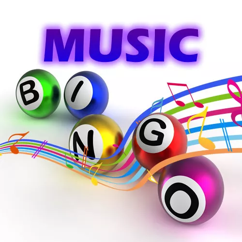 Bingo Music Bingo Game "Rock On Vol: 1" diseñado para pacientes con demencia / Alzheimer