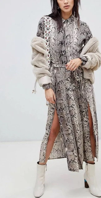 Stradivarius snake dress sale