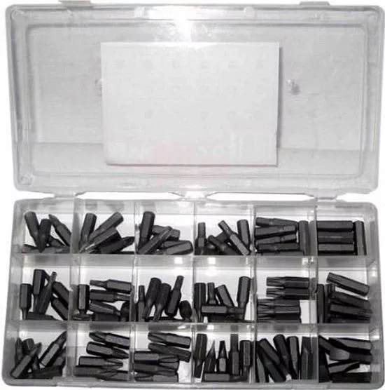 MK Handel Bitset 108 tlg. Schrauberbits Satz Set Bits Torx Pozi Phillips