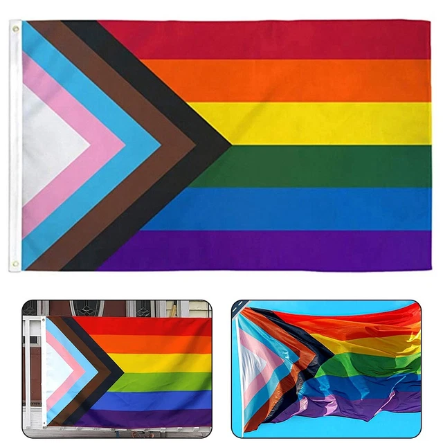 Anley Fly Breeze 3x5 piedi Nomascsexual Pride Flag - Intestazione in tela e doppie cuciture - Amore lesbico per le donne Bandiere LGBT Poliestere con occhielli in ottone 3 X 5 Ft