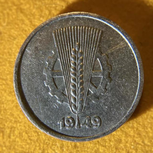 1 Pfennig Pfenning DDR 1949 A