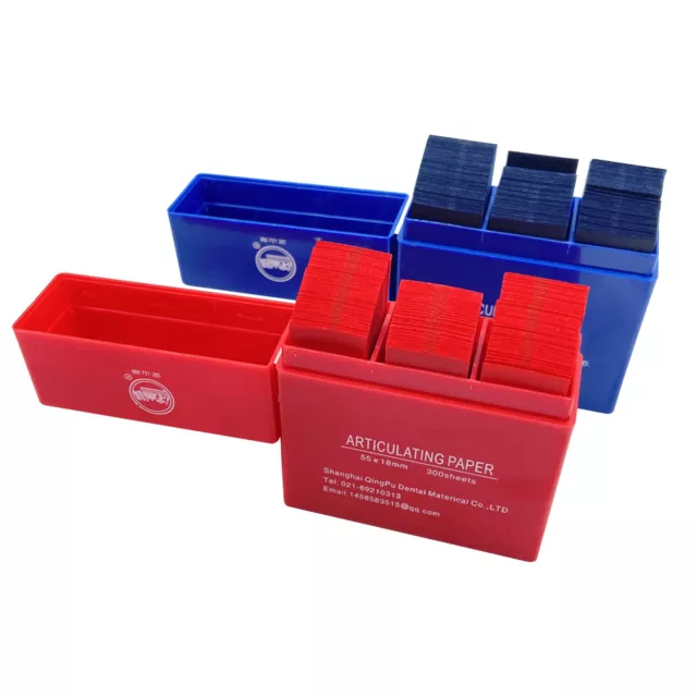 300 Sheets 55 x 18mm Dental Articulating Paper Lab Products Teeth Care Strips
