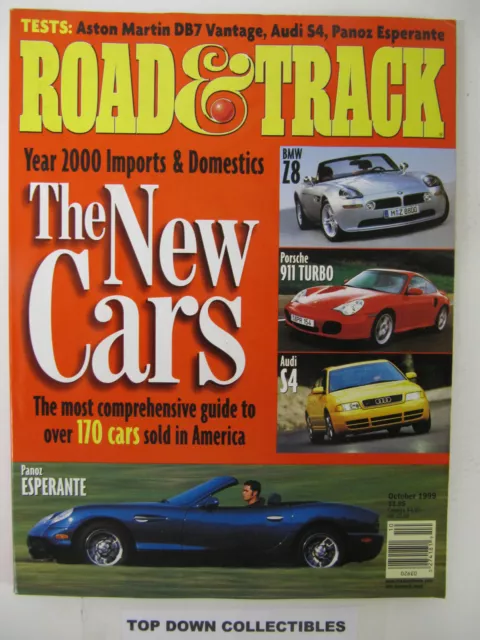 Road and Track Magazine    October  1999    Panoz Esperante, Le Mans Racer