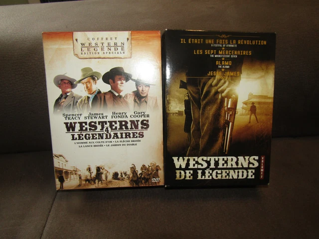 2 COFFRETS DE 4 dvd WESTERN DE LEGENDE