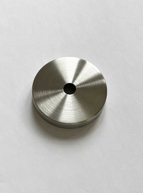 Produktbild von Edelstahl Abdeckrosette, 105 X 15mm, Ohne Bohrung, V4A