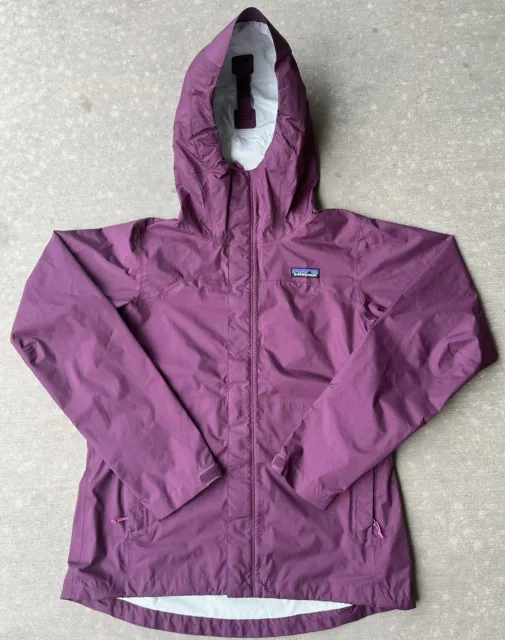 Women’s Patagonia Torrentshell H2NO Nylon Hooded Zip Up Jacket Size Small