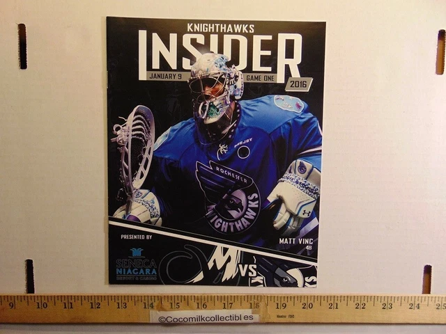 January 9 2016 Rochester K-hawks Insider Colorado Mammoth Program NLL Lacrosse