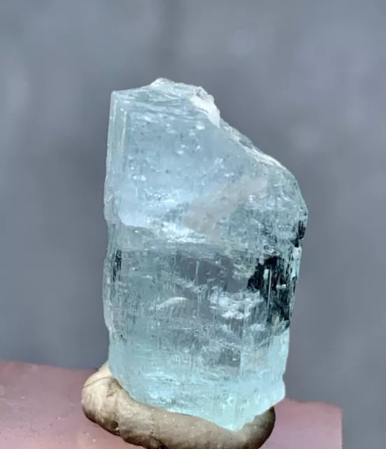 16 Cts Natural  Aquamarine Crystal  Rough Specimen Skardu Pakistan