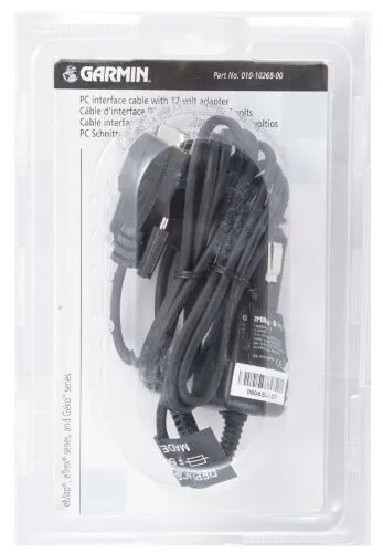 Garmin Vehicle Power Cable w/ 12volt adapter & PC Interface