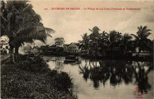 CPA AK Env.de SAIGON - Le Village de Lai Thieu VIETNAM (714682)