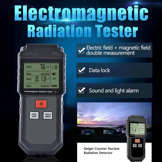 DIGITAL EMF METER Radiation Detector Radiation