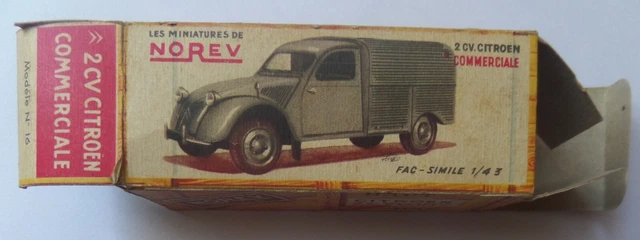 NOREV Ancien 1/43 boite d’origine vide de FIAT 500 Jardinière N20