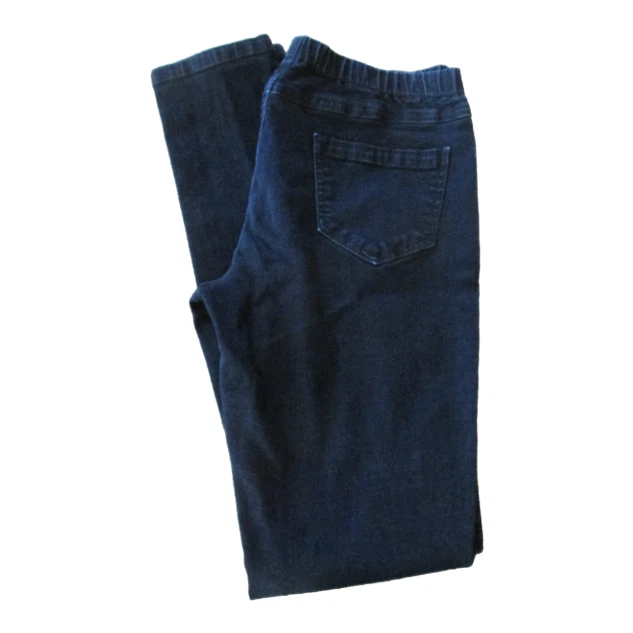 American Rag Cie Pull On Pants Womens Size 9 Black Elastic Waist Denim Juniors