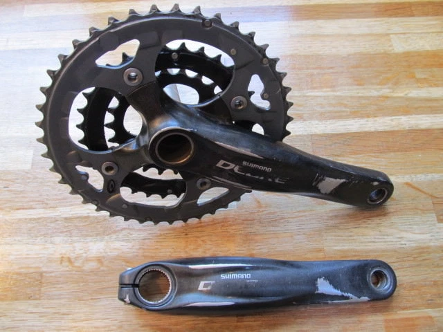 SHIMANO DEORE M590 Crankset Triple Ring Speed PicClick UK