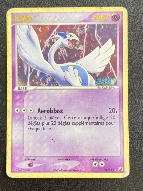 Carte Pokemon Fr Ex Forces Cachées - Lugia 29/115 Holo Reverse - Pl