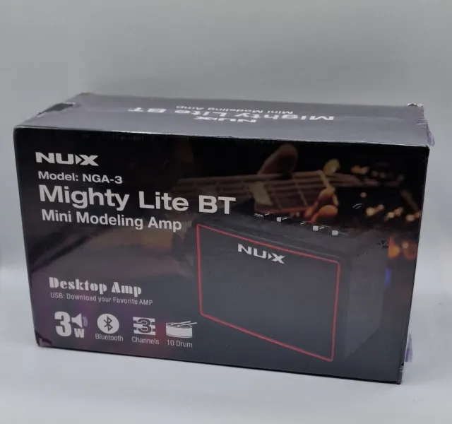 NUX Mighty Lite Bluetooth Desktop Guitar Amplifier with Built-in Metronome