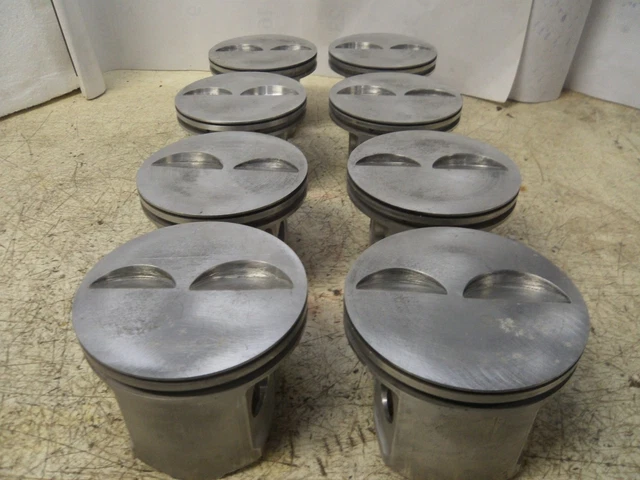 283 Chevy Bill Miller Super Stock Drag Race Pistons, Pins & Locks (.060 Over) 3