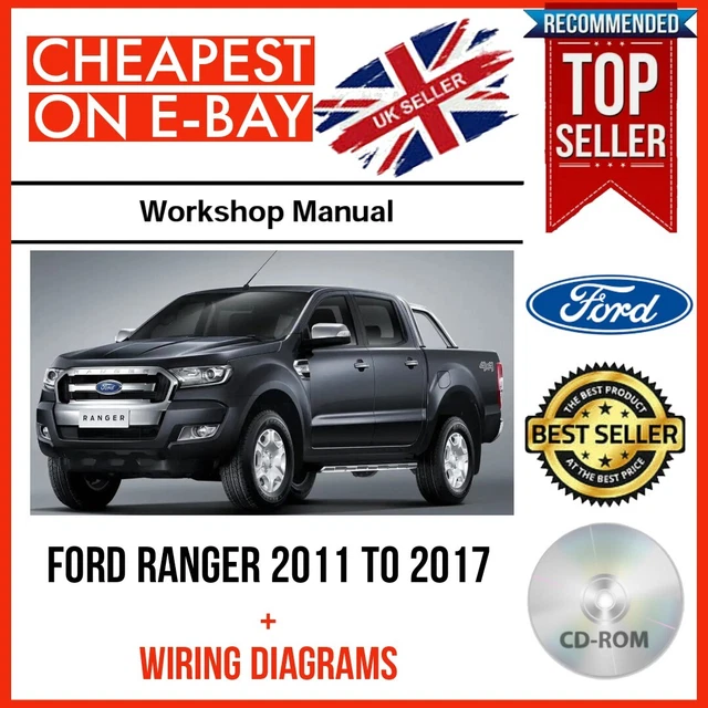 FORD RANGER 20112017 Service Repair Manual Guide + WIRING