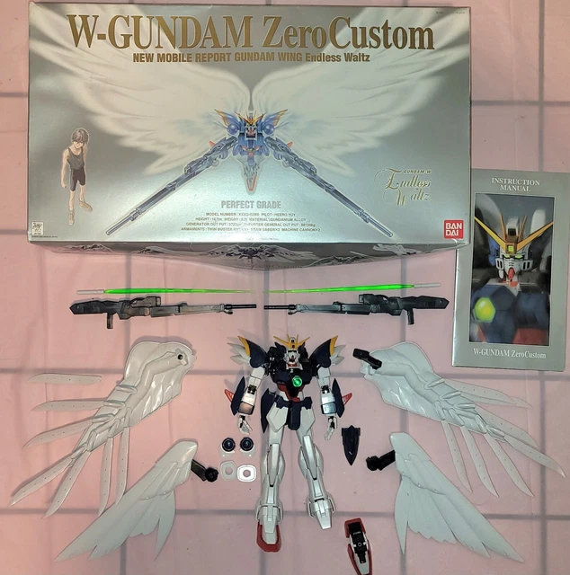 BANDAI WING GUNDAM Zero Custom Endless Waltz PG (Read Description) $114 ...