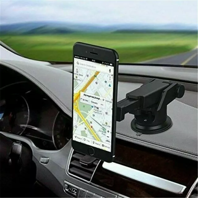 Universal Magnetic Car Mount Holder Dash Windshield Suction Cup For Cell Phone 2